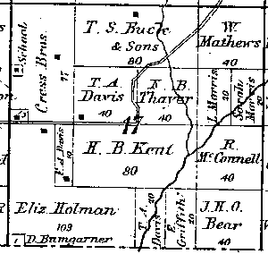 Range 5E, Township 2N, Section 17 - 1881