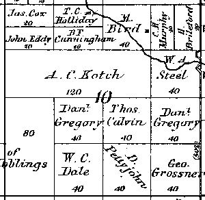 Range 6E, Township 2N, Section 10 - 1881