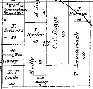 Range 6E, Township 2N, Section 13 - 1881