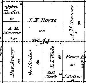 Range 6E, Township 2N, Section 14 - 1881