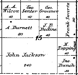 Range 6E, Township 2N, Section 15 - 1881