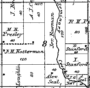 Range 7E, Township 2N, Section 08 - 1881