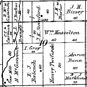 Range 7E, Township 2N, Section 10 - 1881