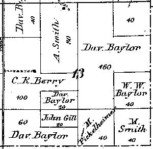 Range 7E, Township 2N, Section 13 - 1881