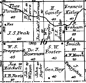 Range 7E, Township 2N, Section 16 - 1881