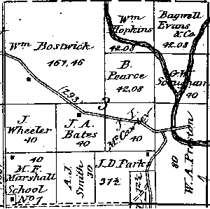 Range 8E, Township 2N, Section 03 - 1881