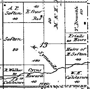 Range 5E, Township 3N, Section 13 - 1881