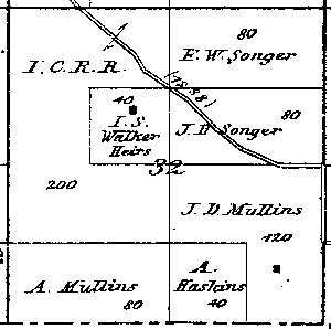 Range 5E, Township 3N, Section 32 - 1881