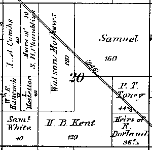 Range 6E, Township 3N, Section 20 - 1881