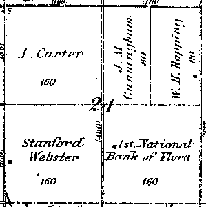 Range 6E, Township 3N, Section 24 - 1881