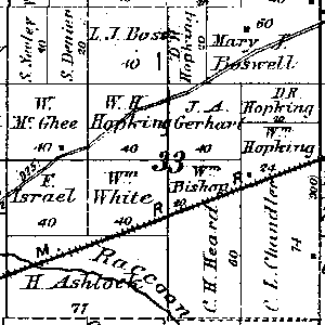 Range 6E, Township 3N, Section 33 - 1881