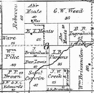 Range 7E, Township 3N, Section 08 - 1881