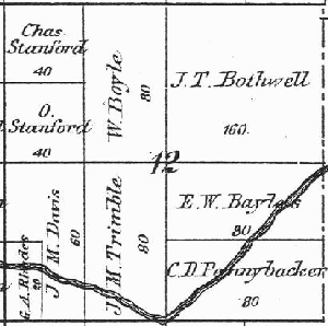 Range 7E, Township 3N, Section 12 - 1881