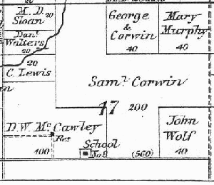 Range 7E, Township 3N, Section 17 - 1881