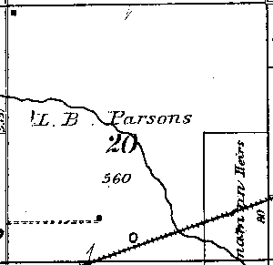 Range 7E, Township 3N, Section 20 - 1881