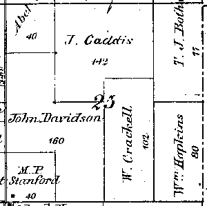 Range 7E, Township 3N, Section 25 - 1881