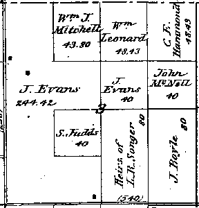 Range 8E, Township 3N, Section 03 - 1881