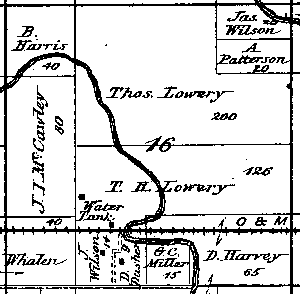 Range 8E, Township 3N, Section 16 - 1881