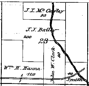 Range 8E, Township 3N, Section 23 - 1881