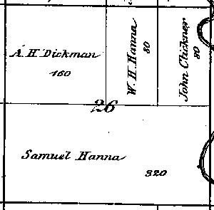 Range 8E, Township 3N, Section 26 - 1881