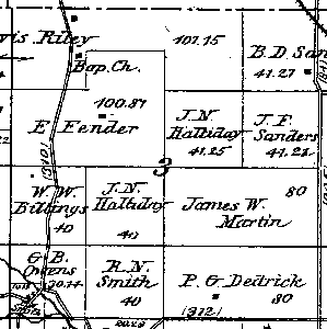 Range 5E, Township 4N, Section 03 - 1881