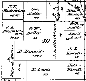 Range 5E, Township 4N, Section 19 - 1881