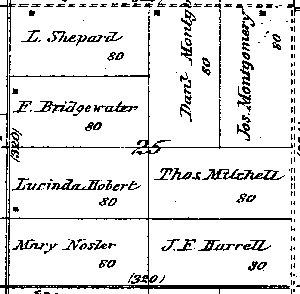 Range 5E, Township 4N, Section 25 - 1881