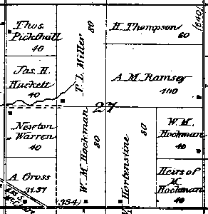 Range 5E, Township 4N, Section 27 - 1881