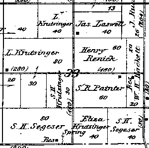 Range 5E, Township 4N, Section 33 - 1881