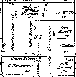 Range 5E, Township 4N, Section 34 - 1881