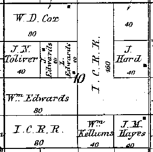 Range 6E, Township 4N, Section 10 - 1881