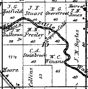 township and range system in clay county, illinois