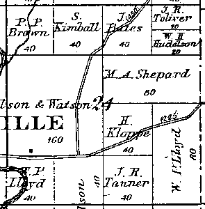 Range 6E, Township 4N, Section 24 - 1881