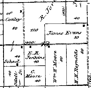 Range 7E, Township 4N, Section 13 - 1881