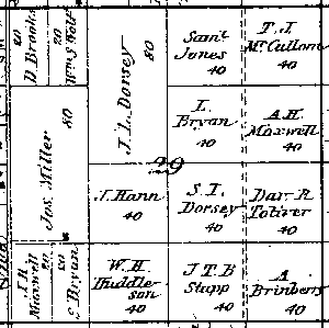 Range 7E, Township 4N, Section 29 - 1881