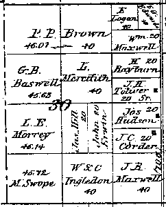 Range 7E, Township 4N, Section 30 - 1881