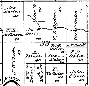 Range 7E, Township 4N, Section 33 - 1881