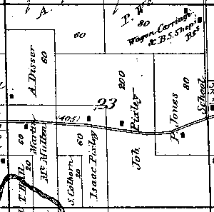 Range 8E, Township 4N, Section 23 - 1881