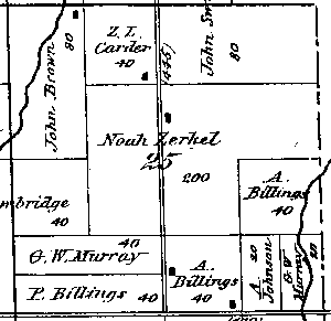 Range 8E, Township 4N, Section 25 - 1881