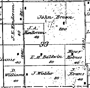 Range 8E, Township 4N, Section 33 - 1881