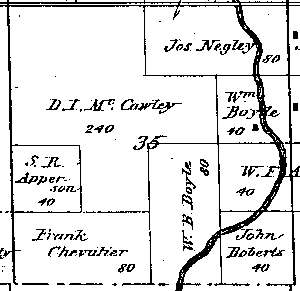 Range 8E, Township 4N, Section 35 - 1881