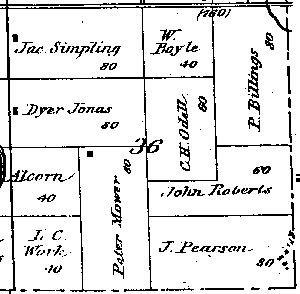 Range 8E, Township 4N, Section 36 - 1881