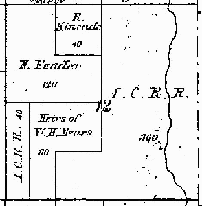 Range 5E, Township 5N, Section 12 - 1881