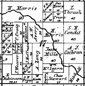 Range 5E, Township 5N, Section 17 - 1881