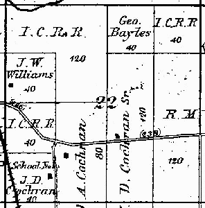 Range 5E, Township 5N, Section 22 - 1881