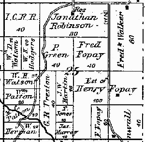 Range 5E, Township 5N, Section 25 - 1881