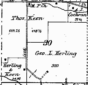 Range 5E, Township 5N, Section 30 - 1881