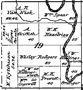 Range 6E, Township 5N, Section 19 - 1881