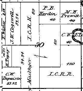 Range 6E, Township 5N, Section 30 - 1881