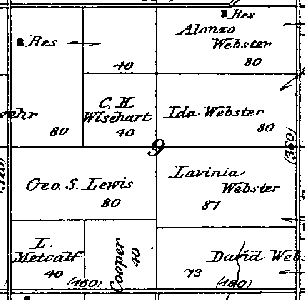 Range 7E, Township 5N, Section 09 - 1881